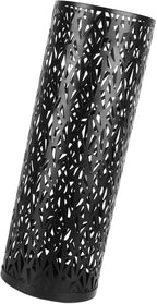 Sorandy Metal Umbrella Holder, Round Freestanding Umbrella Stand, Hollowed Pattern Stand with Quick Drying Design, Ideal for Entryway, Office & Home (S 62x50cm / 24.41x19.69in)