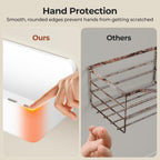 Orimade Shower Caddy 4-Pack, No-Drill Adhesive Shelves for Bathroom, Rustproof ABS Storage Organizer Set, White