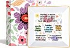 PUDDING CABIN Best Grandma Gifts from Grandchildren: Ceramic Ring Dish - Blessed to have a grandma like you - Gift for Grandma Mothers Day, Birthday, Christmas & Wedding