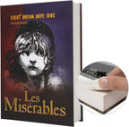 Real Paper Transfer Book Safe, Hollow with Secret Hidden Compartment, Combination Lock, 8.7"×6"×2" (Les Miserables-Combination)
