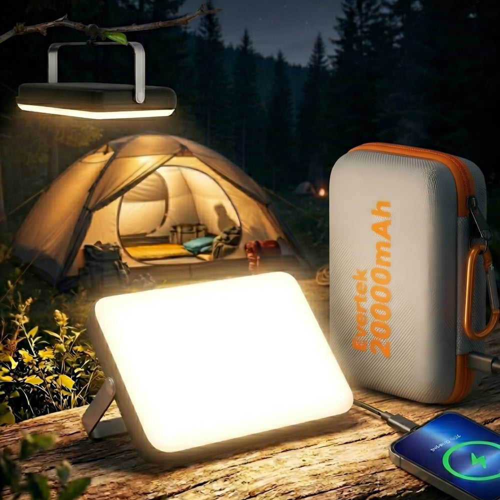 Eventek 20000mAh Rechargeable LED Work Light & Camping Tent Light | Porta...