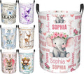 Custom Name Laundry Hamper, Personalized Laundry Baskets with Name for Boys Girls Women Men, Customized Collapsible Dirty Clothes Hamper Easy Storage Gifts for Bedroom Bathroom Living Room