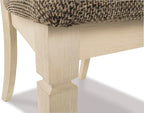 Signature Design by Ashley Bolanburg 20" Upholstered Dining Room Chair, Set of 2, Antique White
