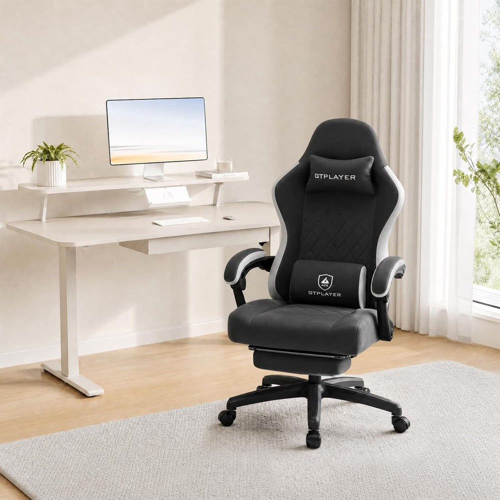 GTPLAYER Gaming Chair, Computer Office Chair with Pocket Spring Cushion, Link...