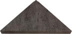 Palisade Vinyl Waterproof Corner Shower Shelf in Ashen Slate
