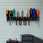 Screwdriver Organizer, Pliers Rack, Heavy Duty Wall Mounted Tool Storage Rack, Hand Tools Organizer, Metal Organizer for Garage Workshop, Garage Wall Mount，15.75 Inch