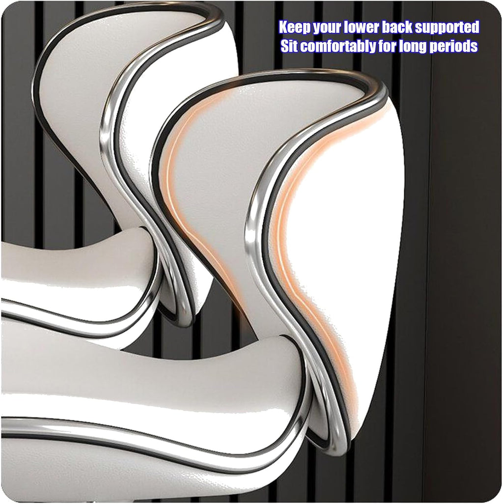 Modern Dining Chair, Conference Room Chair, Tall Executive Office Stools, Simple Bar Stools, for Main Picture Restaurant, Bar, Cafe, Changing Room(Gray)