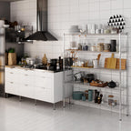 14" Deep x 54" Wide x 64" Height Wire Shelving Kit | 5-Tier | NSF Commercial Storage Rack Unit