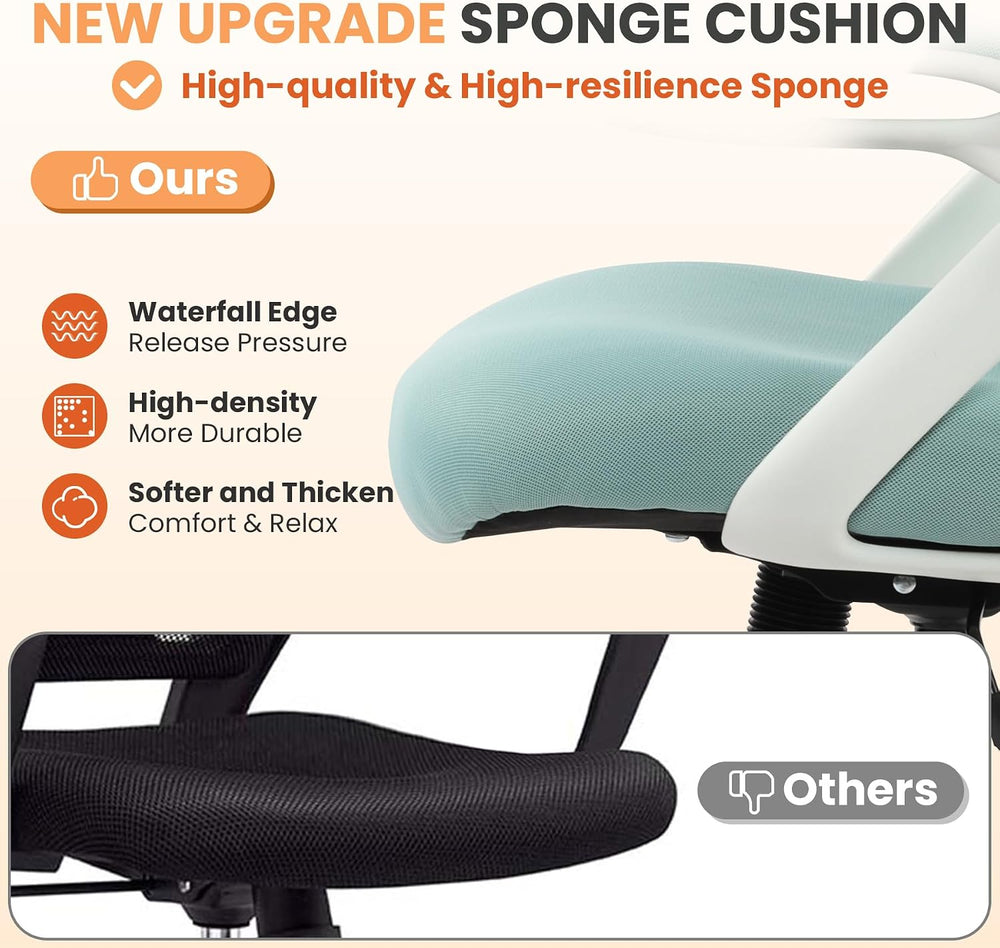 HYLONE Drafting Chair Tall Office, Ergonomic Standing Desk Stool Adjustable D...