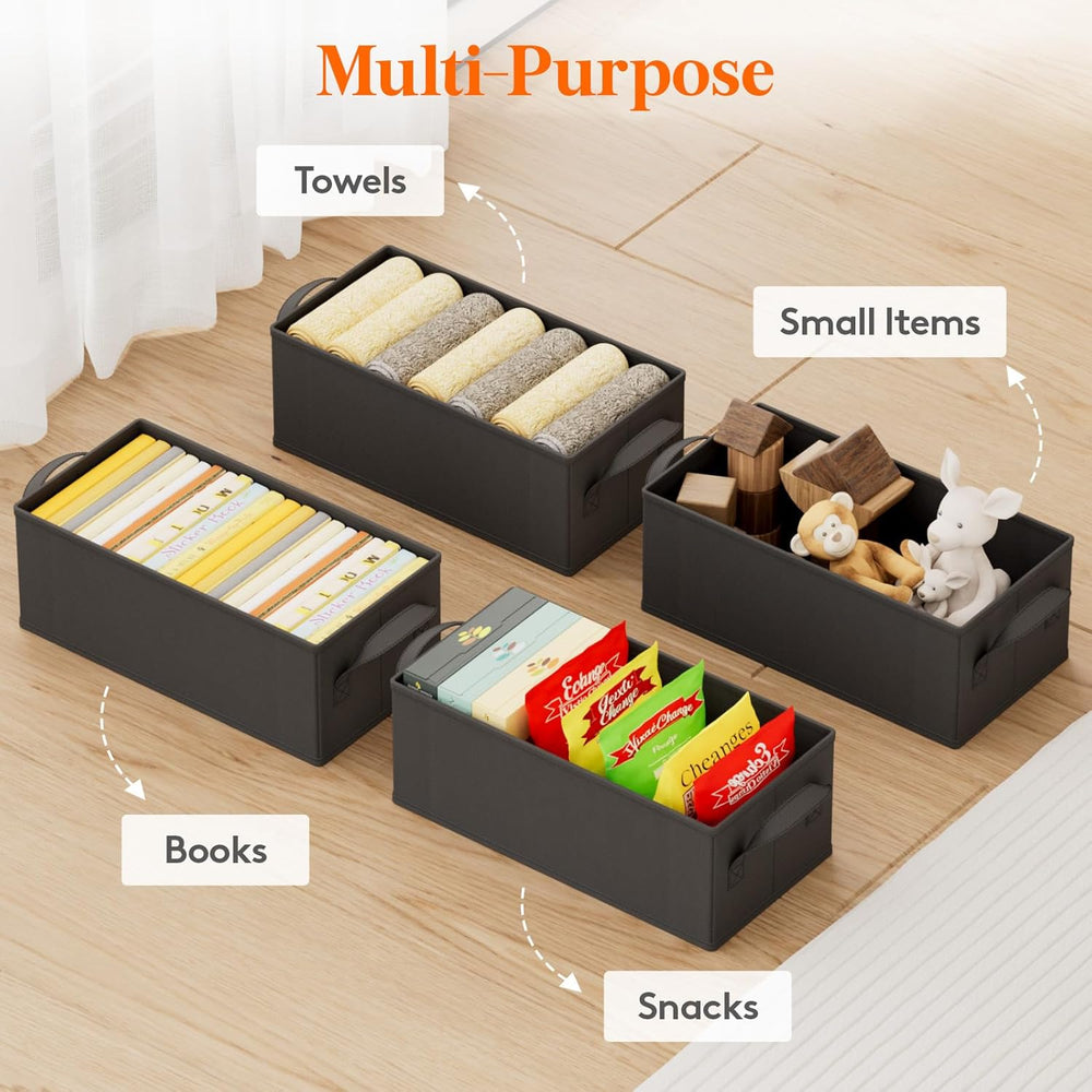 Lifewit 4 Pack DVD Storage Box with Lid, Stackable Case Hold 100 PCS DVDs | F...