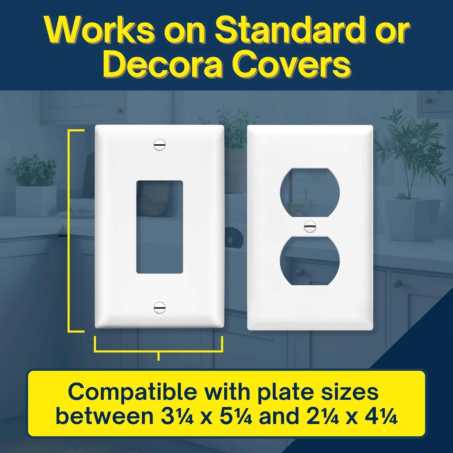 BeraTek Power Perch Wall Outlet Shelf with Cord Storage Strap - Declutter & Reclaim Bathroom Counter Space - Echo Dot Stand, Homepod Mini Wall Mount, Smart Home Devices Organizer - White, 4-Pack