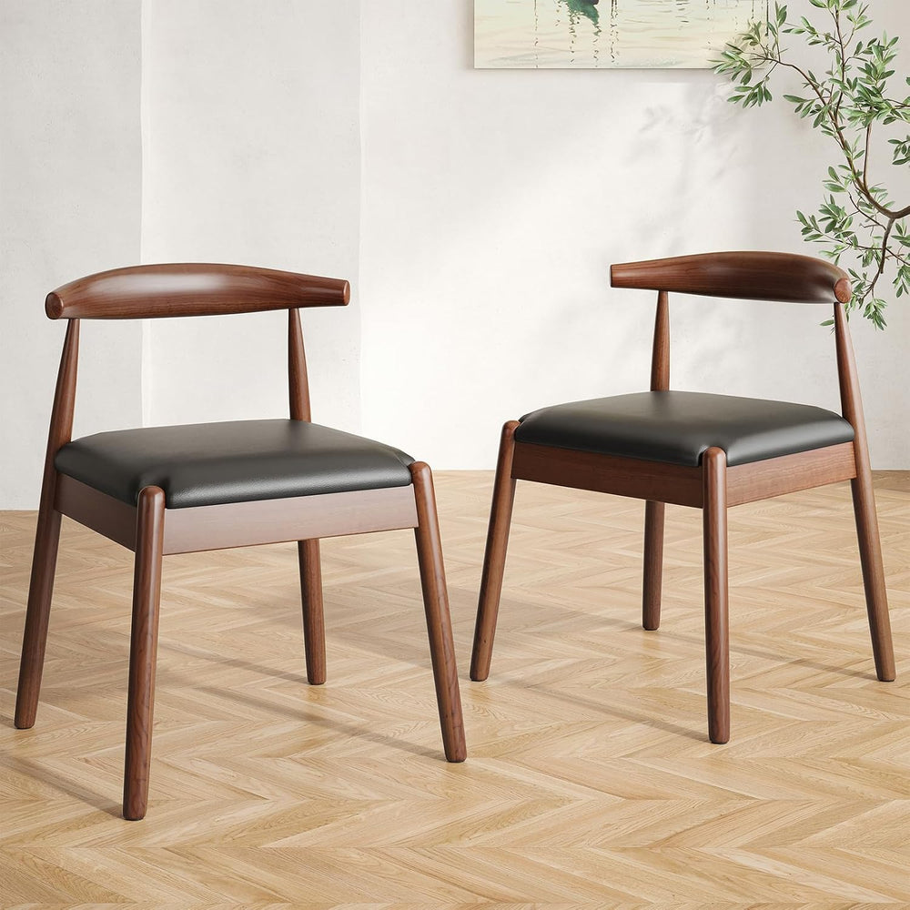 Soohow Dining Chairs Set of 2, Mid Century Modern Kitchen & Dining Room C...