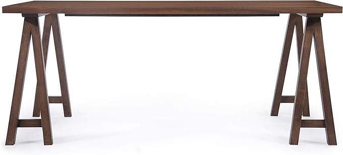 Christopher Knight Home Rachel Mid-Century Modern 7 Piece Dining Set with A-Frame Table, Light Beige + Walnut