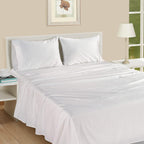 LANE LINEN Queen White Pillow Cases Set of 2 100% Egyptian Cotton 1000 Thread Count Sateen White- Perfect for Home Hotels & Hospital Use Standard Size