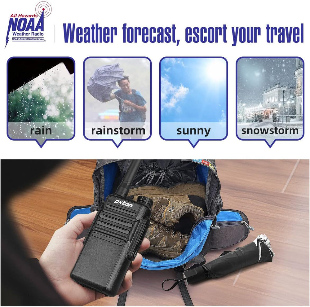 999S walkie talkies for Adults Long Range with Headphones（2 Pack）