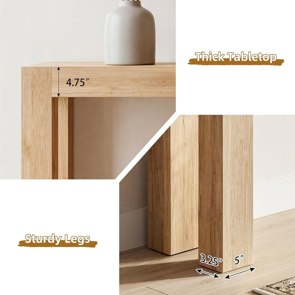 86.75" Extra Long Console Table for Entryway, Narrow Entryway Table | 11...
