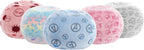 Idea Nuova Nickelodeon JoJo Siwa Embossed Faux Fur Round Bean Bag Chair for Kids,24"x24"x18"