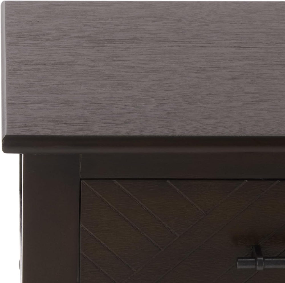 SAFAVIEH Home Collection - Peyton Dark Chocolate Console Table with 3 Drawers...