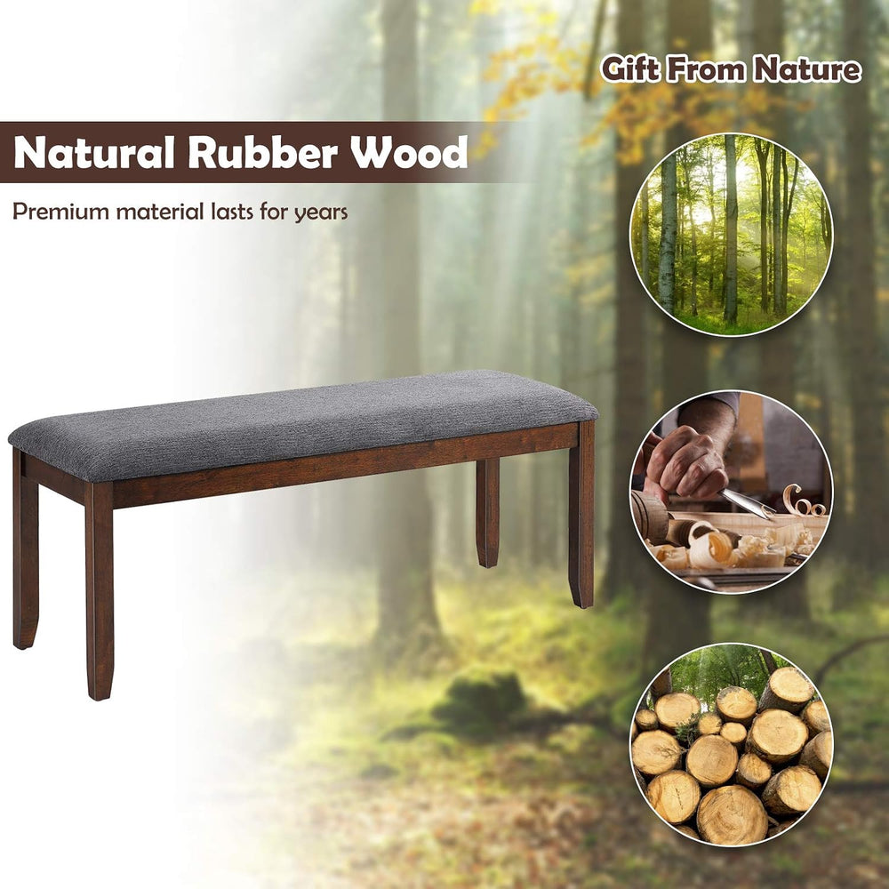 GIANTEX Dining Room Bench with Upholstered Padded Seat, 660lbs Capacity, 47&q...