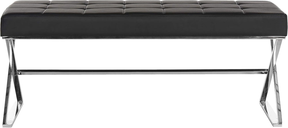 Safavieh Home Collection Micha Modern Glam Cream Bench