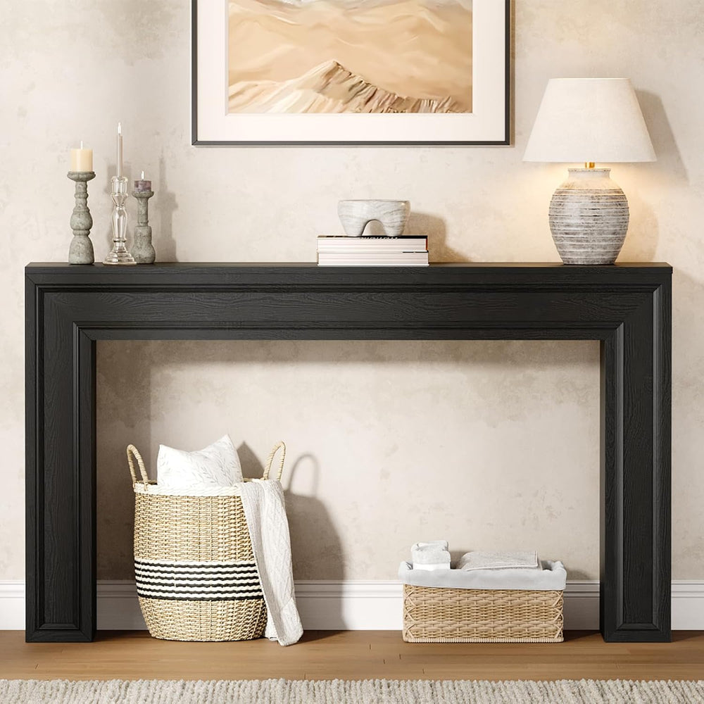 Rresyet 55 Inch Long Console Table, Sofa Table Behind Couch, Entryway Table, ...