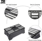 Folding Step Stool 5 Inch, Foldable Plastic Step Stool with Non-Slip Textured Surface and Carry Handle, Portable Compact Stool for Kitchen, Bathroom, Closet, RV, Garage and Home Use
