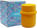 Original Canned Dog Food Storage Container | Silicone Can Cover Pet Food Sealer | BPA Free, Airtight, Dishwasher & Freezer Safe (Orange)