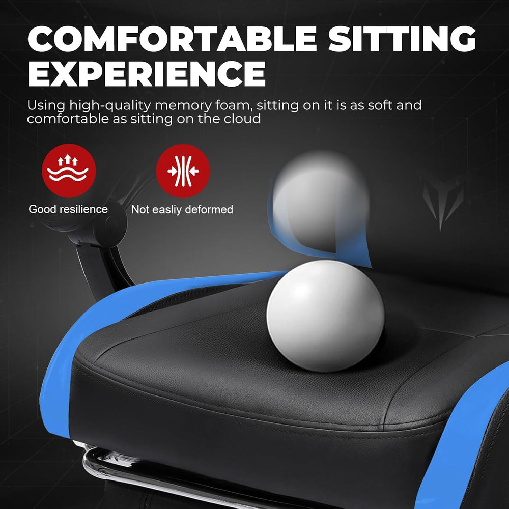 GTPLAYER Gaming Chair for Adults, Big and Tall 300LBS Heavy Duty Office Chair...
