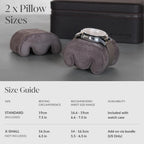 TAWBURY Watch Case - 4 Slot Genuine Top-Grain Leather Watch Box for Men & Women with Extra Wide Pillows for Large Watches - Portable Wristwatch Storage for Home & Travel (Brown)