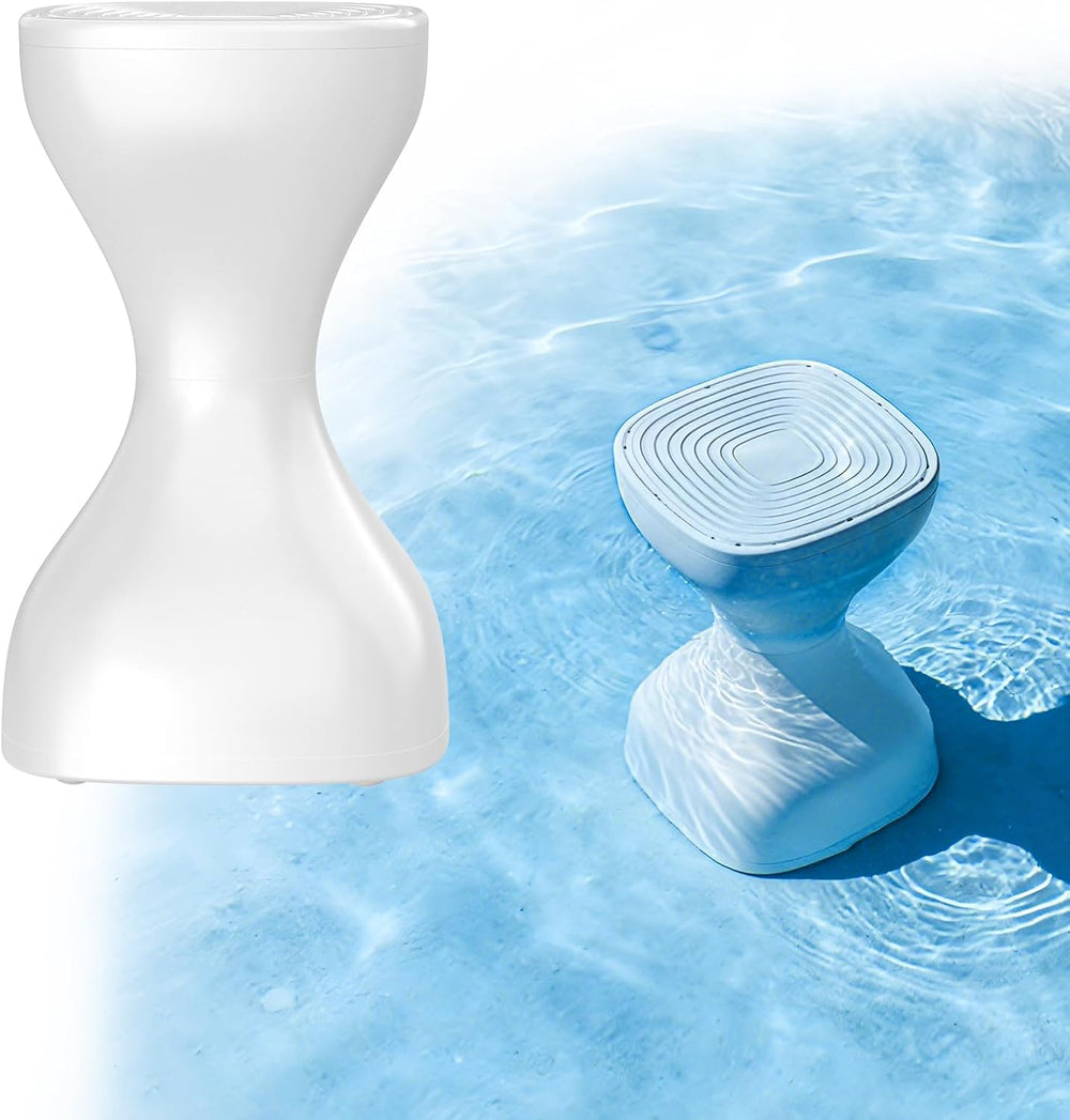 26" Pool Stools for Underwater, Pre-Weighted Pool Bar Stool Prevents Flo...