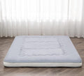 Dr.Futon Japanese Floor Futon Mattress Mat Extra Thick Folding Roll Up Bed for Guest,Lounger and Tavel