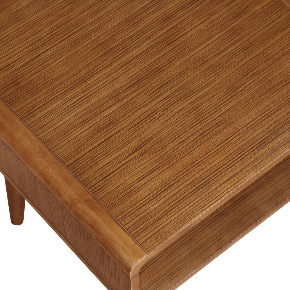 Boraam Alborg End Table - Rich Walnut Finish