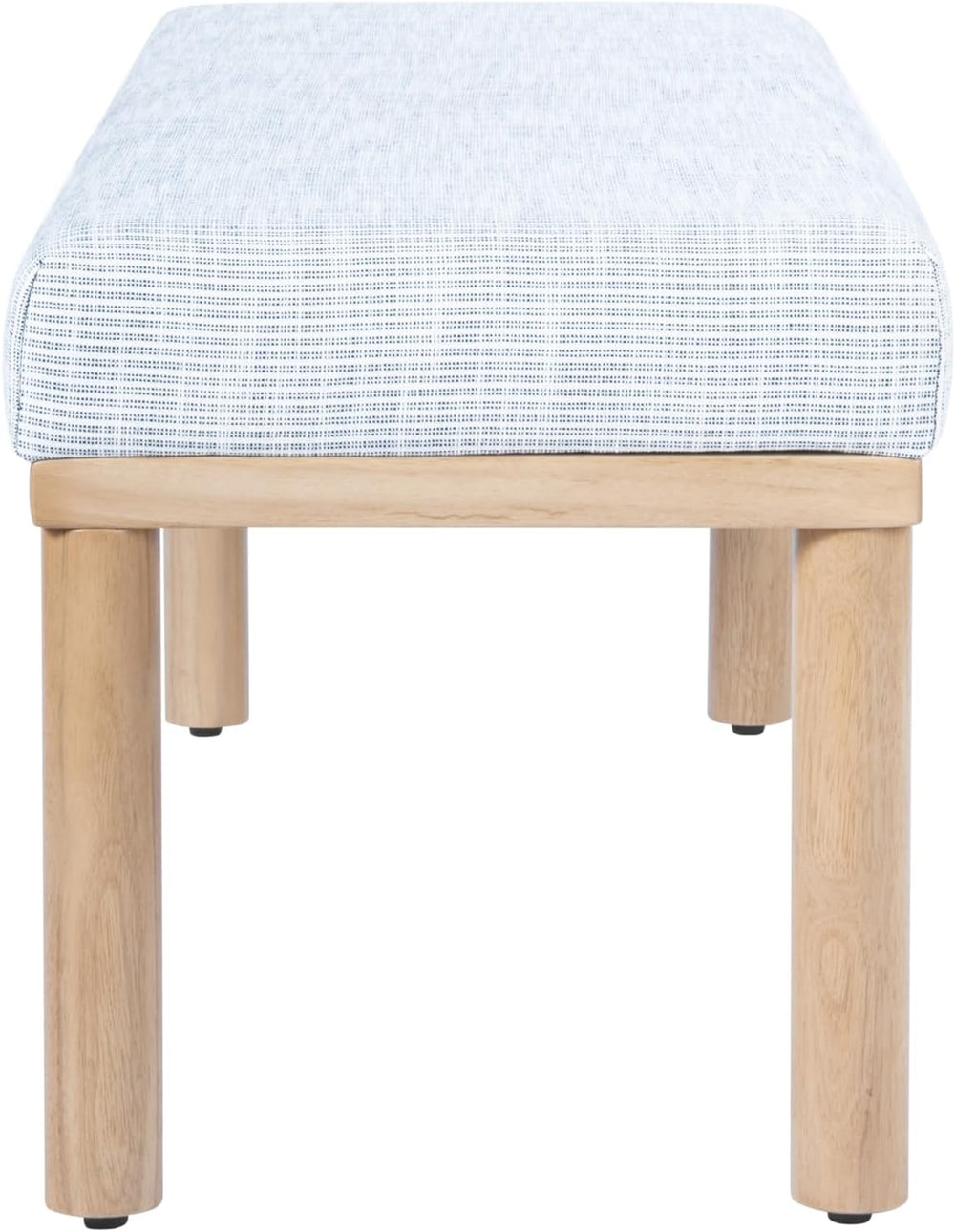 HomePop 47.5" Oslo Bench - Blue Pinstripe Fabric