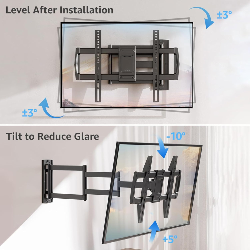 MOUNTUP 37.9" Long Arm TV Wall Mount for Most 42-75 Inch TVs, Full Motio...