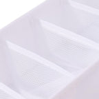 Qozary 3 Pack Sock Underwear Drawer Organizer Dividers, Collapsible Cabinet Closet Storage Boxes for Clothes, Socks, Lingerie, Underwear, Tie, Belt, Baby, Bedroom