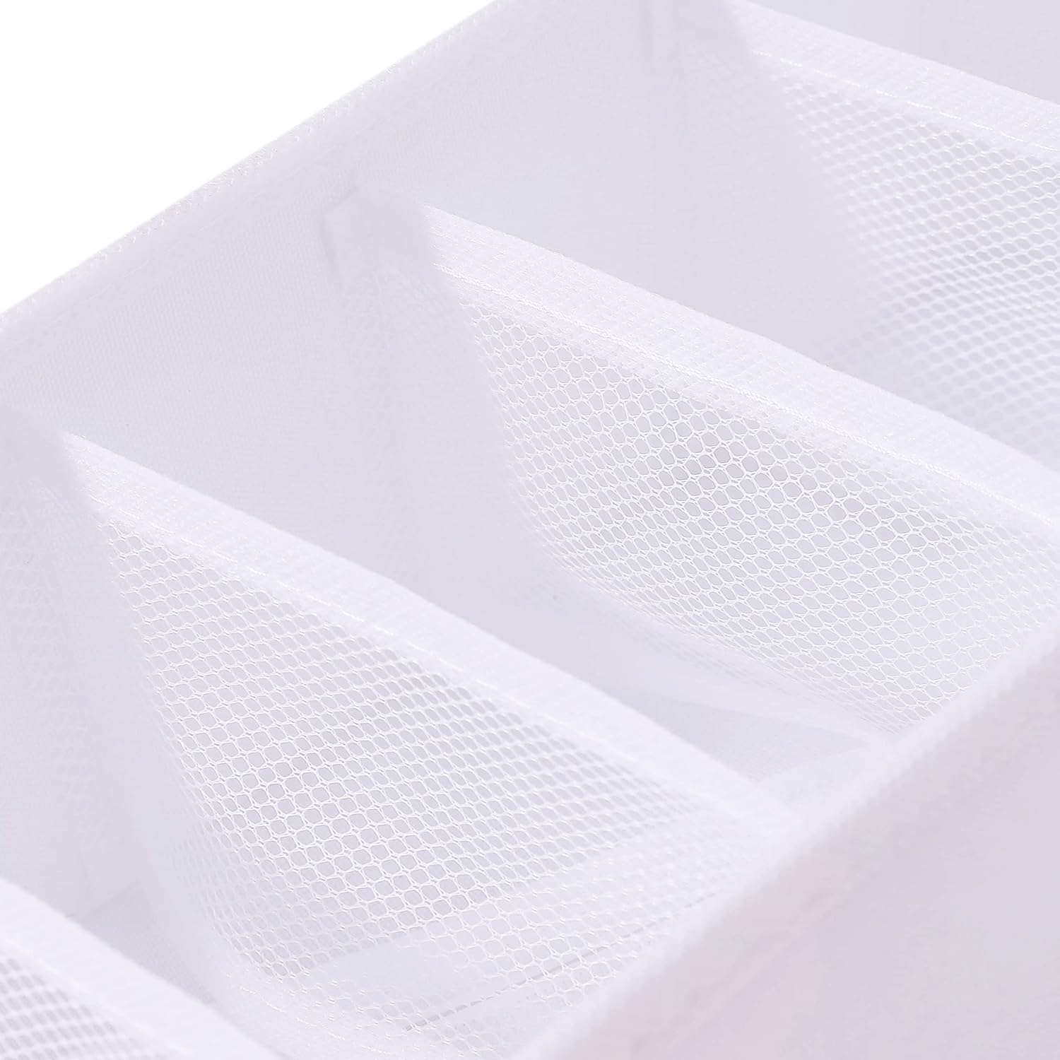 Qozary 6 Pack Sock Underwear Drawer Organizer Dividers, Collapsible Cabinet Closet Storage Boxes for Clothes, Socks, Lingerie, Underwear, Tie, Belt, Baby, Bedroom