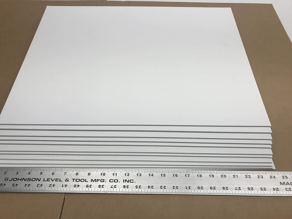 Blank Yard Signs, 5 Pack (White) Signs 18x24 inch x 4 mm & 5 Metal Stake ...