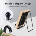 Kruodop 5 Pack Plate Stands for Display, 3 Inch Plate Holder Display Stand, Metal Frame Holder Stands for Book, Pictures, Photo Easel, Tabletop Art