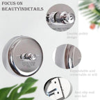 Heavy Duty Retractable Clothesline Indoor Outdoor 2-Pack of Stainless Steel Lines Offers Sturdy, Adjustable Drying Space. Doubles as a Practical Retractable Shower Curtain for Versatile use in Homes