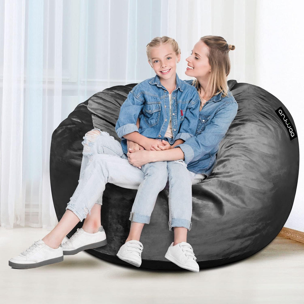 B0BR39KD7J | Gaming Cozy Chair Removable cover, Oversized Bean Bag with Backr...