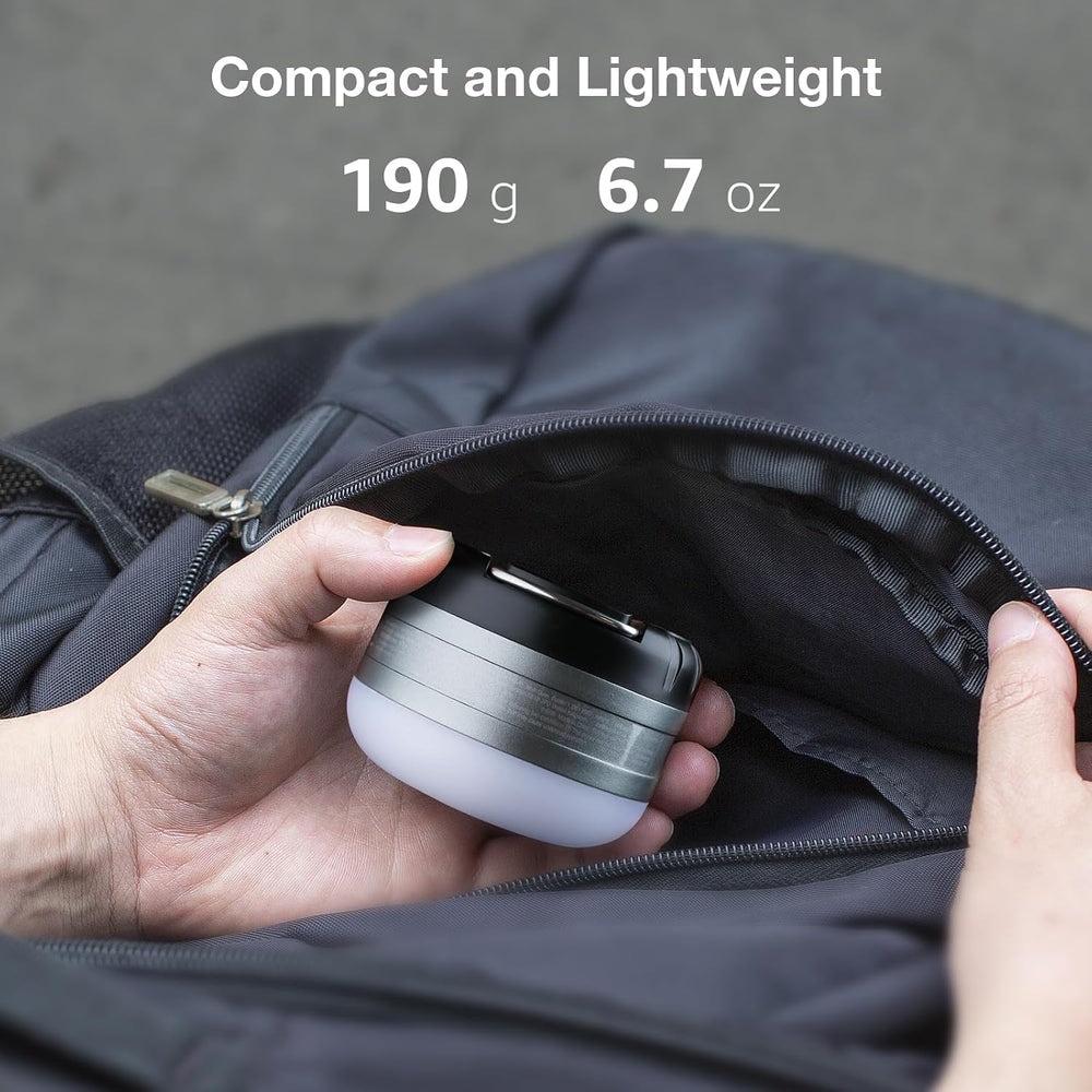 LE LED Camping Lantern Rechargeable, 410LM, 5 Light Modes, Power Bank, Waterp...