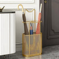 Freestanding Cat Ear Design Umbrella Holder for Entryway,Metal Mesh Umbrella Rack with Hooks & Bottom Drip Tray Storage Organizer Umbrella Stand,for Canes,Umbrellas,Home,Office,Hotel