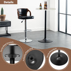 PayLessHere Bistro Bar Table 40 Inch Round Table Height Top Pub Table Cocktail for Home, Kitchen and Dining Room
