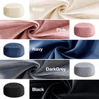 3 Ft Bean Bag Chair, Memory Foam Bean Bag Chairs for Adults with Filling, Round Bean Bag Sofa with Filler Included, Beanbags with Soft Dutch Velvet Fabric,3 Foot, Dark Grey