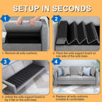 LAVEVE Heavy Duty Couch Cushion Support Board for Sagging Sofa, 30''x81'' | Extra Thick Solid Wood Under Couch Insert with Anti-Slip Dots, Perfectly Fix and Protect Oversized Sofa, Extend Couch Life