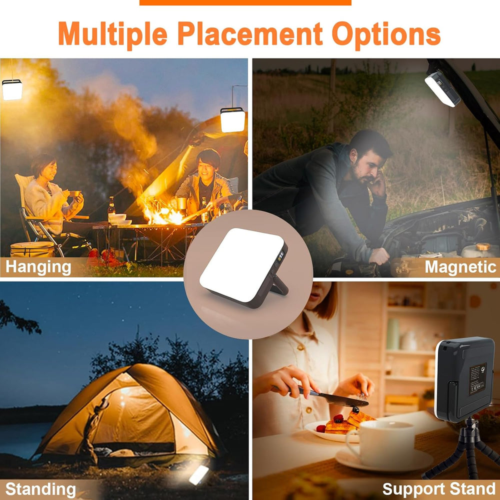 4000LM Rechargeable Lantern, 13500mAh Power Bank for Camping