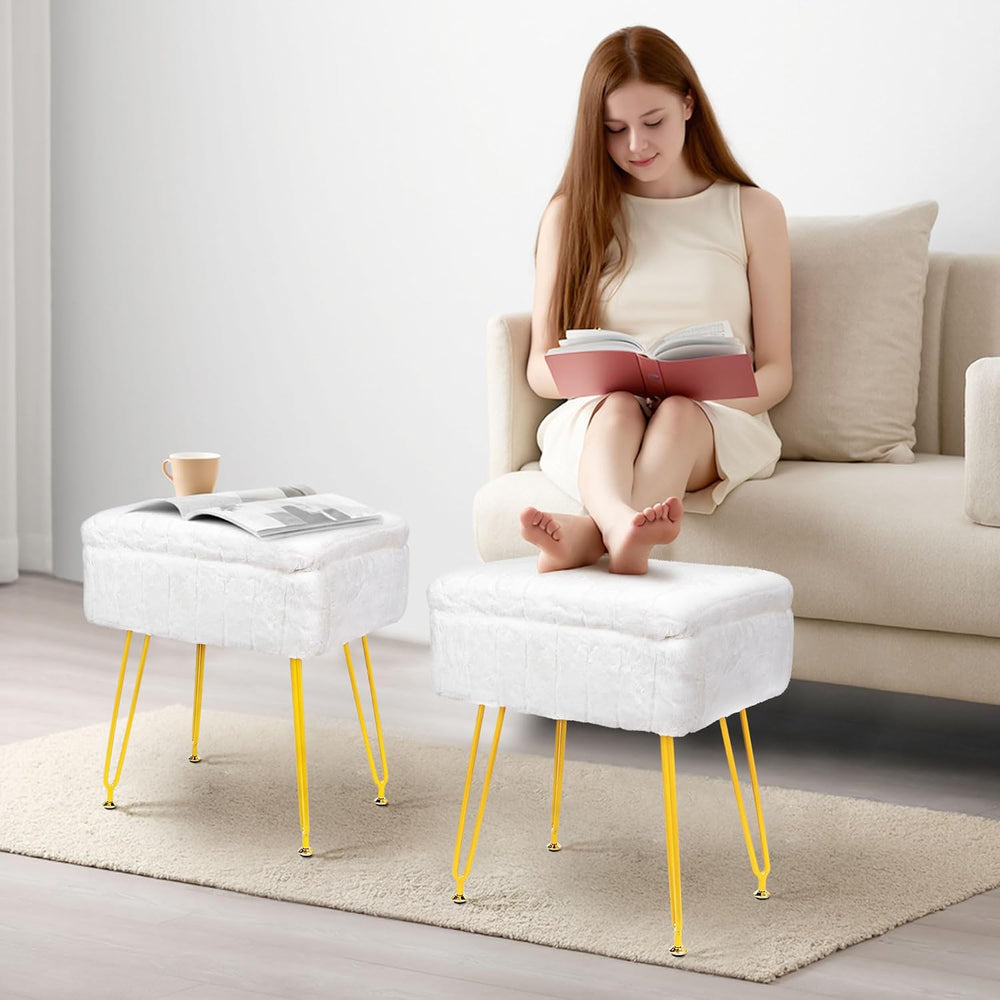 H&B Luxuries Multi-Functional Footrest Ottoman – Comfortable, Stylish, an...