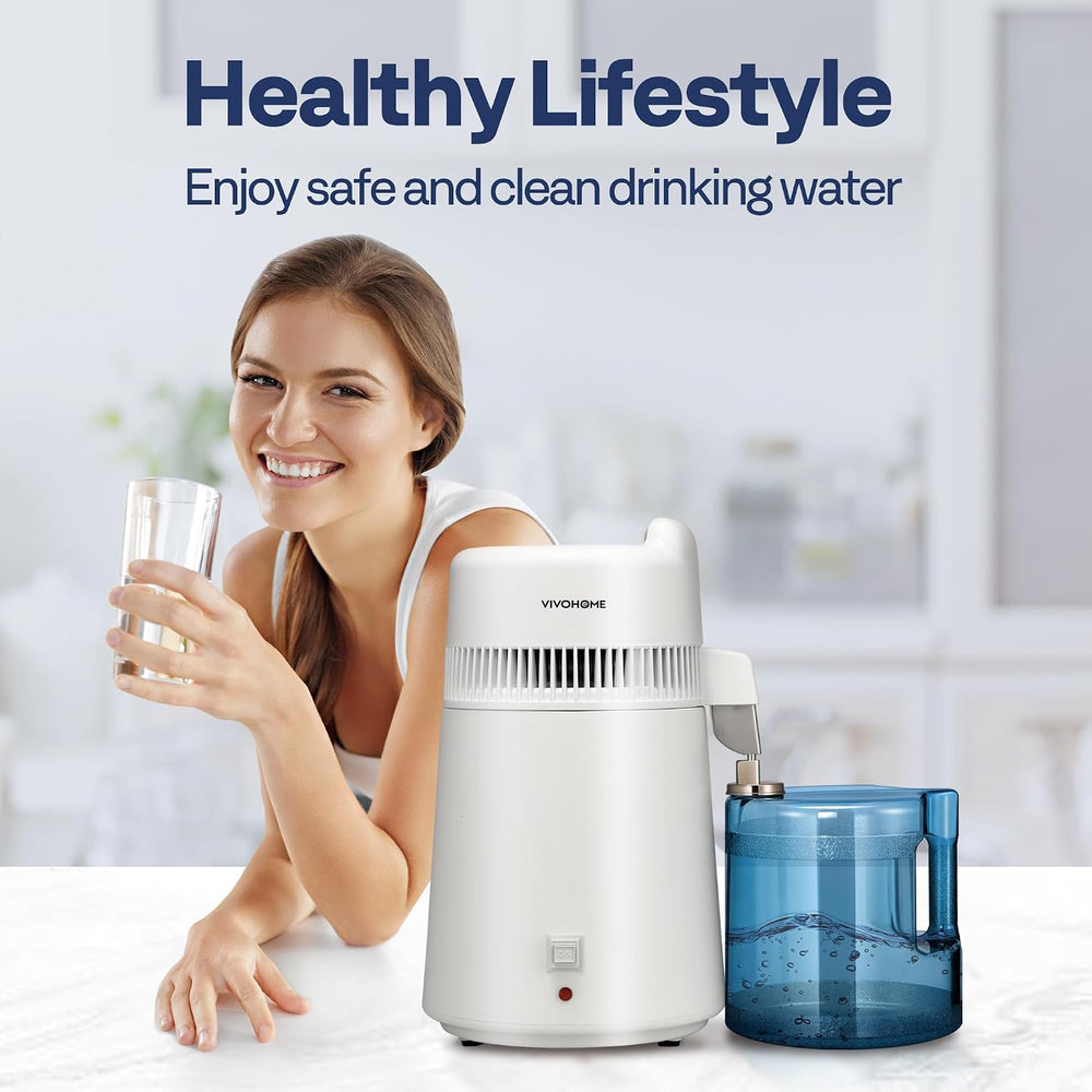 VIVOHOME 1.6 Gallon/6L 900W Water Distiller Countertop