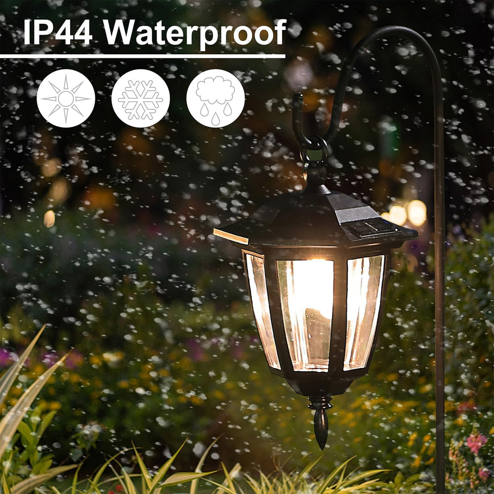 Dynaming 2 Pack Solar Hanging Lights Outdoor, Solar Powered Garden Decorative...