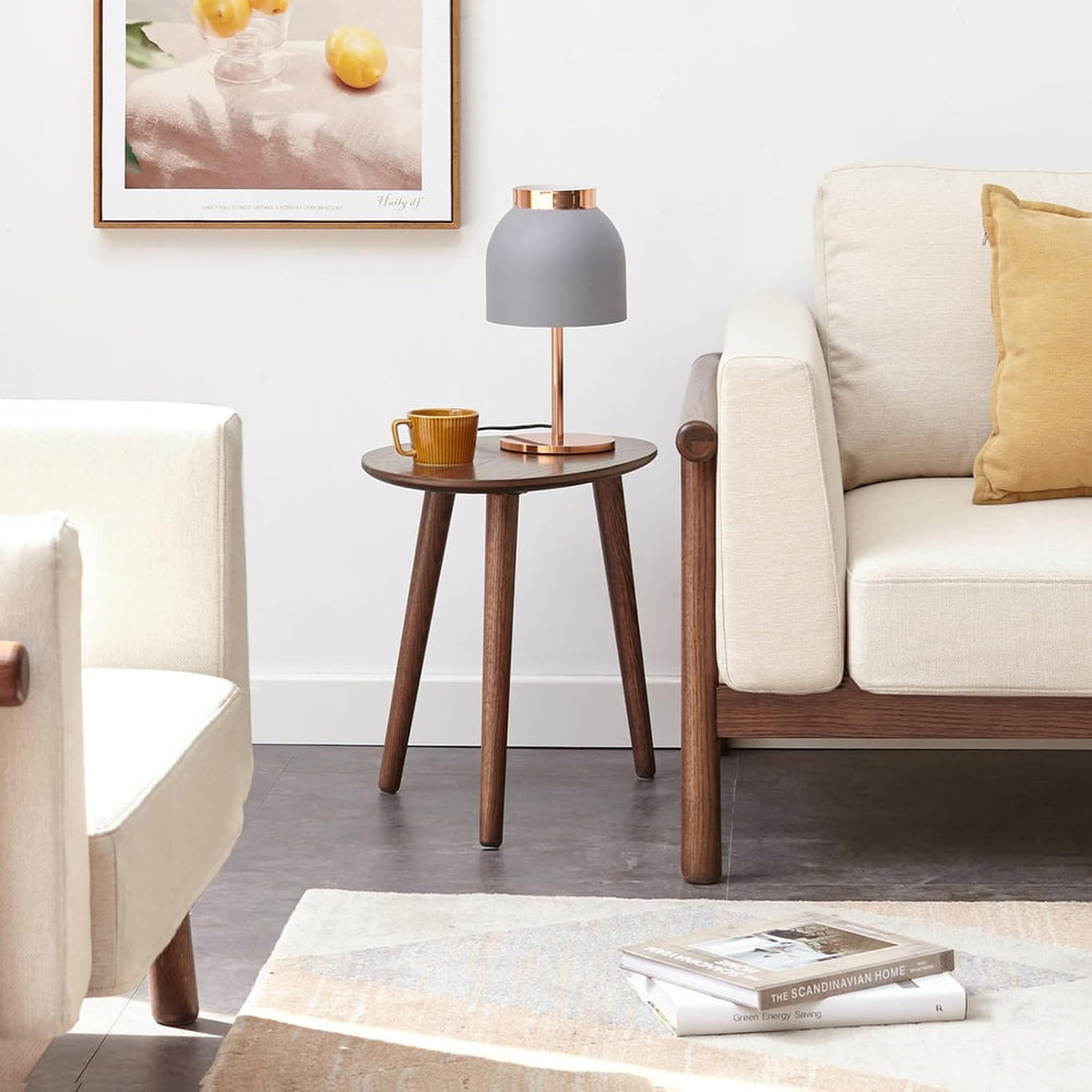 Small Oval Coffee Table, Mid Century Modern Coffee Table for Living Room, 100...